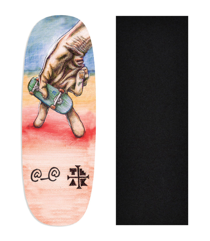 Teak Tuning Heat Transfer Graphic Wooden Fingerboard Deck, @louis_costa - Entry#24 Ohhh Deck