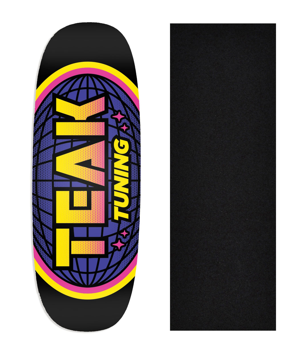 Teak Tuning Heat Transfer Graphic Wooden Fingerboard Deck, @lukecline - Entry#69 Ohhh Deck