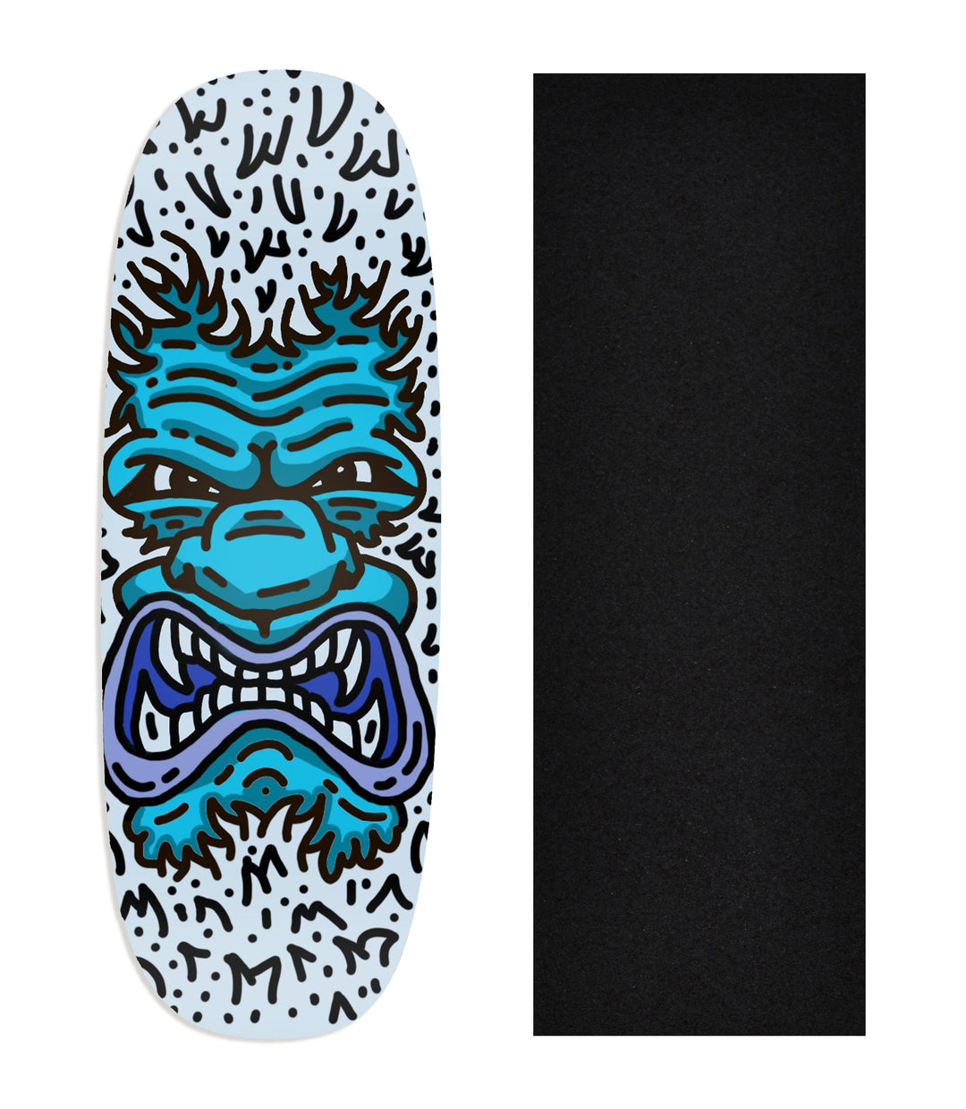 Teak Tuning Heat Transfer Graphic Wooden Fingerboard Deck, @sausage.ramps - Entry#96 Ohhh Deck