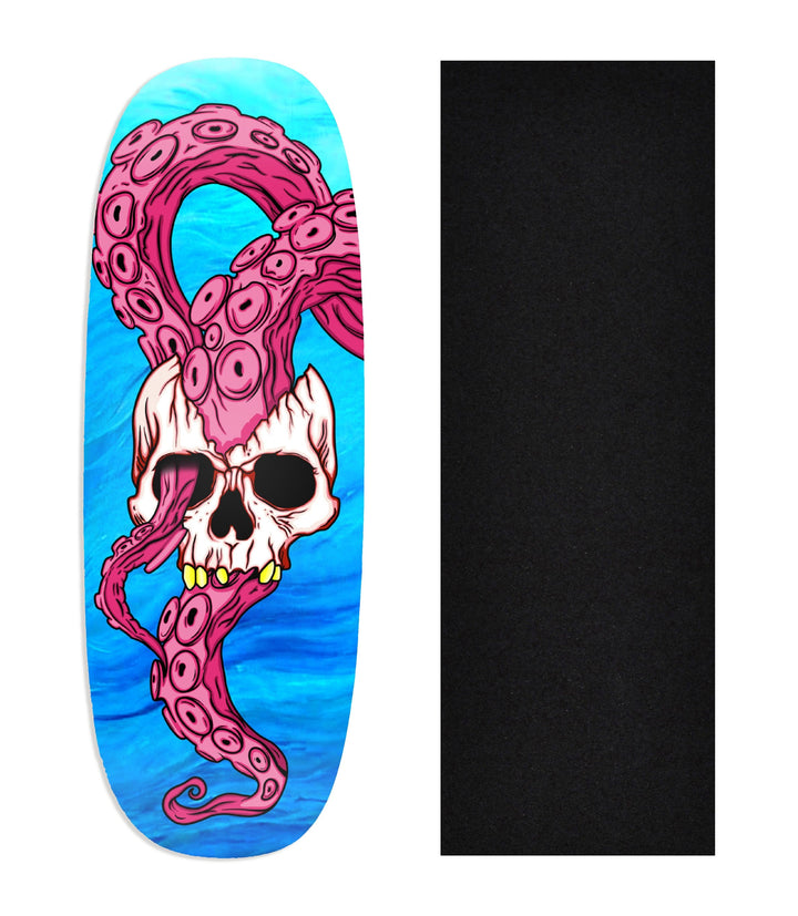 Teak Tuning Heat Transfer Graphic Wooden Fingerboard Deck, Andrew Walters - Entry#126 Ohhh Deck