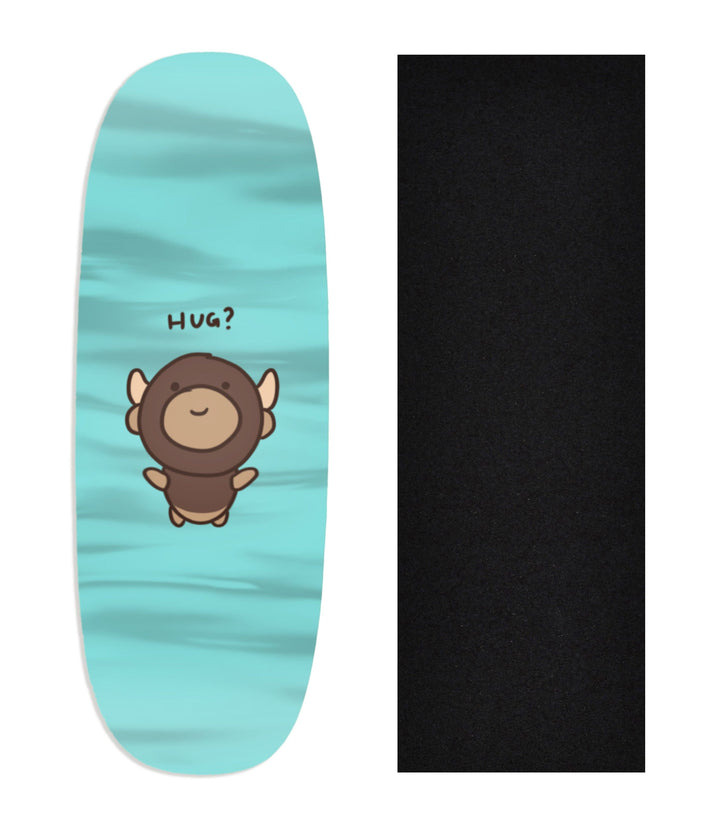 Teak Tuning Heat Transfer Graphic Wooden Fingerboard Deck, "@trumanlum - Entry 129" Ohhh Deck