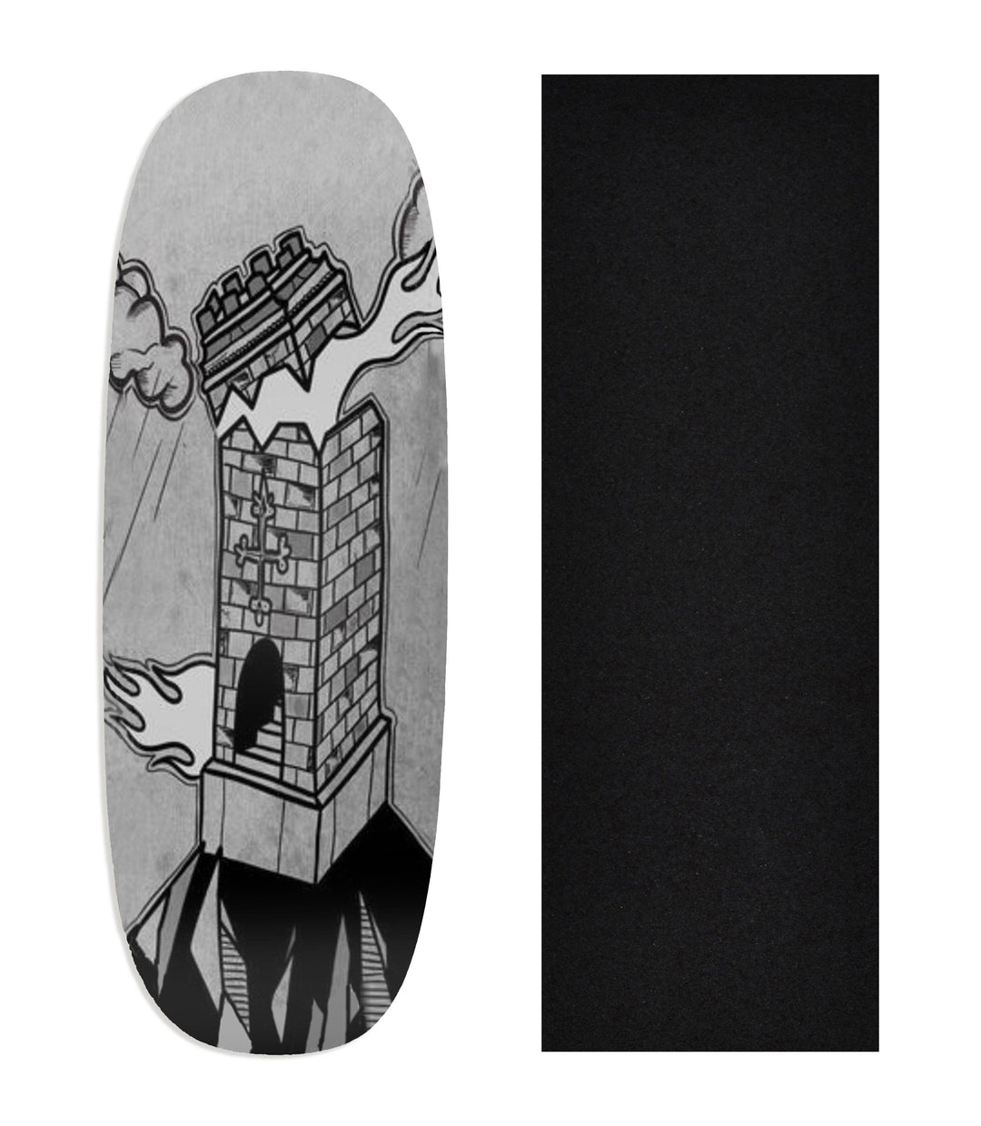 Teak Tuning Heat Transfer Graphic Wooden Fingerboard Deck, @dollhouse.fb - Entry#139 Ohhh Deck