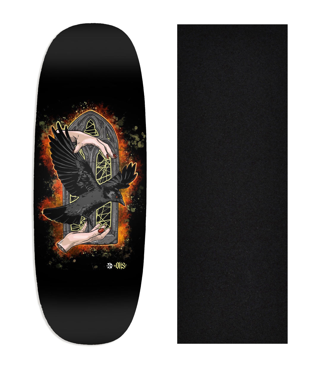 Teak Tuning Heat Transfer Graphic Wooden Fingerboard Deck, @onehandskate - Entry#147 Ohhh Deck