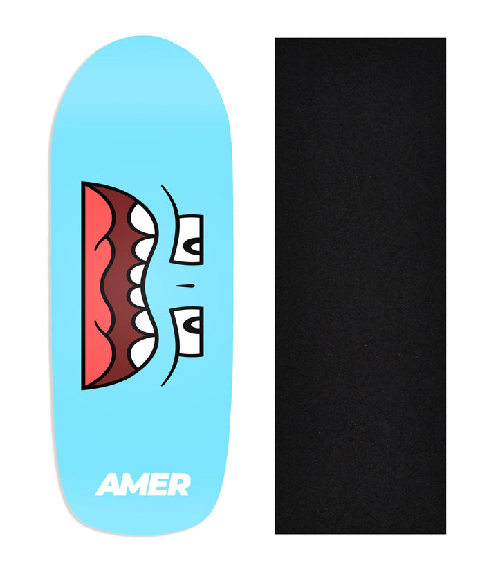 Teak Tuning Heat Transfer Graphic Wooden Fingerboard Deck, Amer - Entry#52 Poolparty Deck