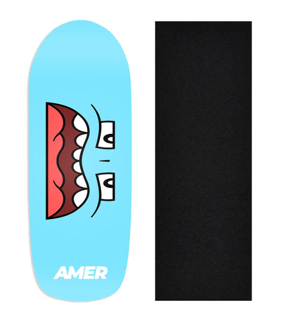 Teak Tuning Heat Transfer Graphic Wooden Fingerboard Deck, Amer - Entry#52 Poolparty Deck