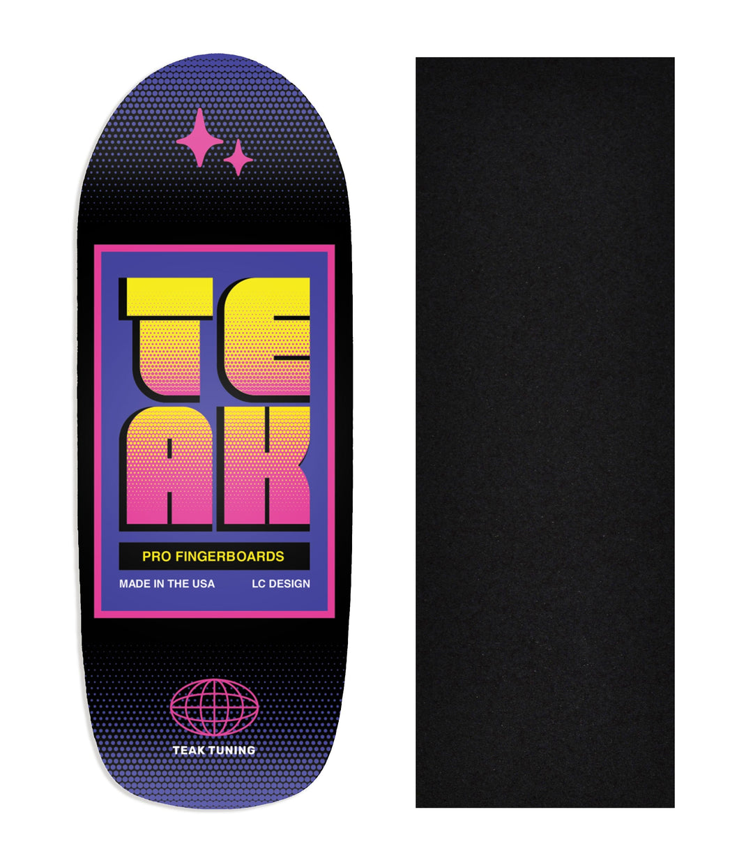 Teak Tuning Heat Transfer Graphic Wooden Fingerboard Deck, @lukecline - Entry#68 Poolparty Deck