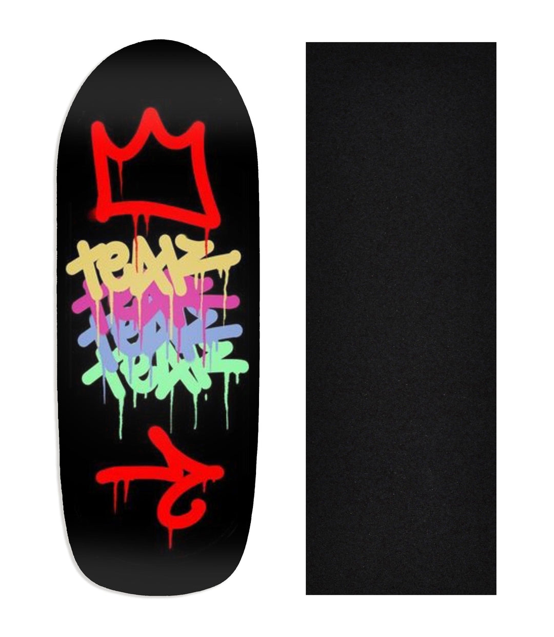 Teak Tuning Heat Transfer Graphic Wooden Fingerboard Deck, @dollhouse.fb - Entry #140