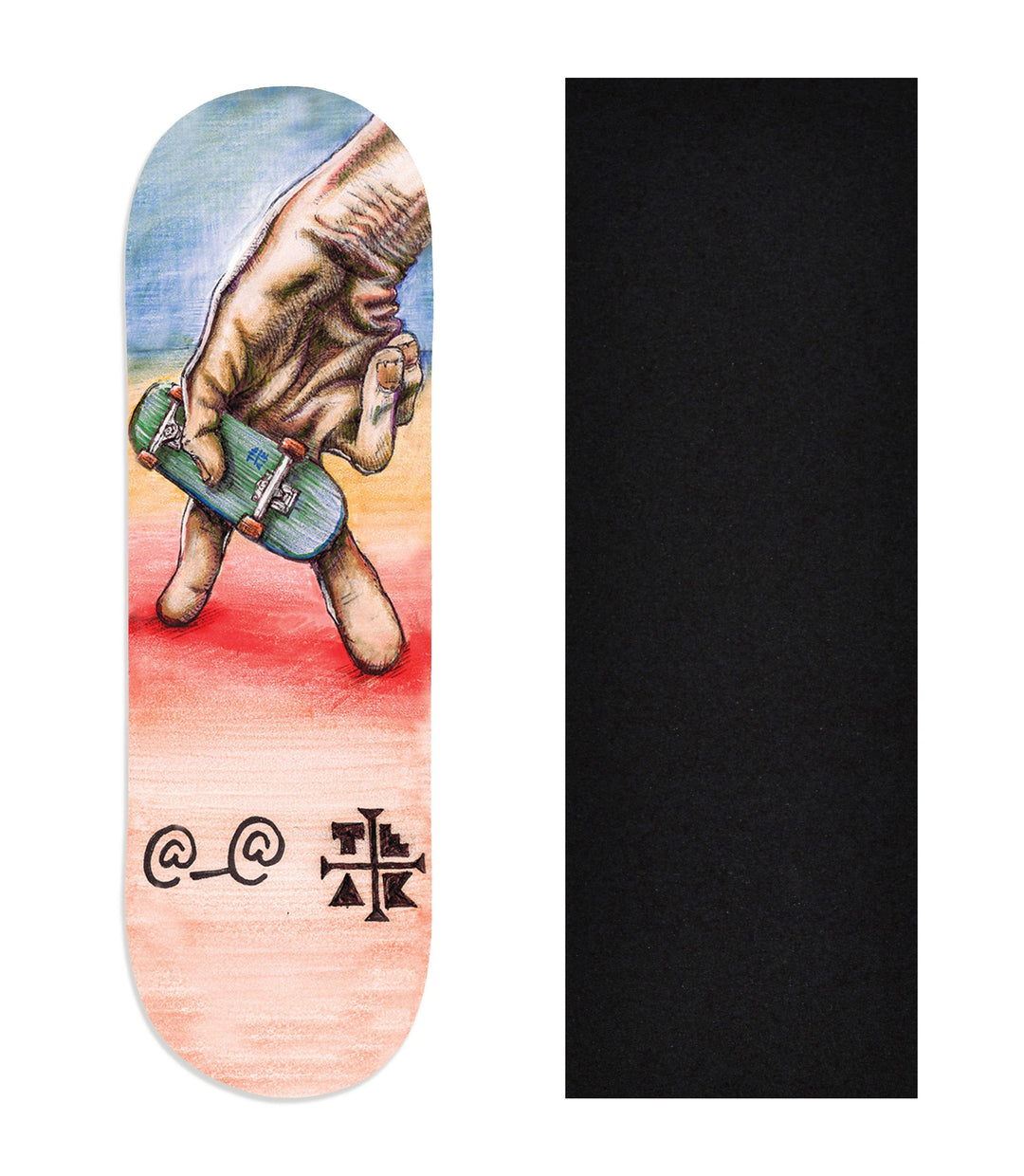 Teak Tuning Heat Transfer Graphic Wooden Fingerboard Deck, @louis_costa - Entry#24 29mm Deck