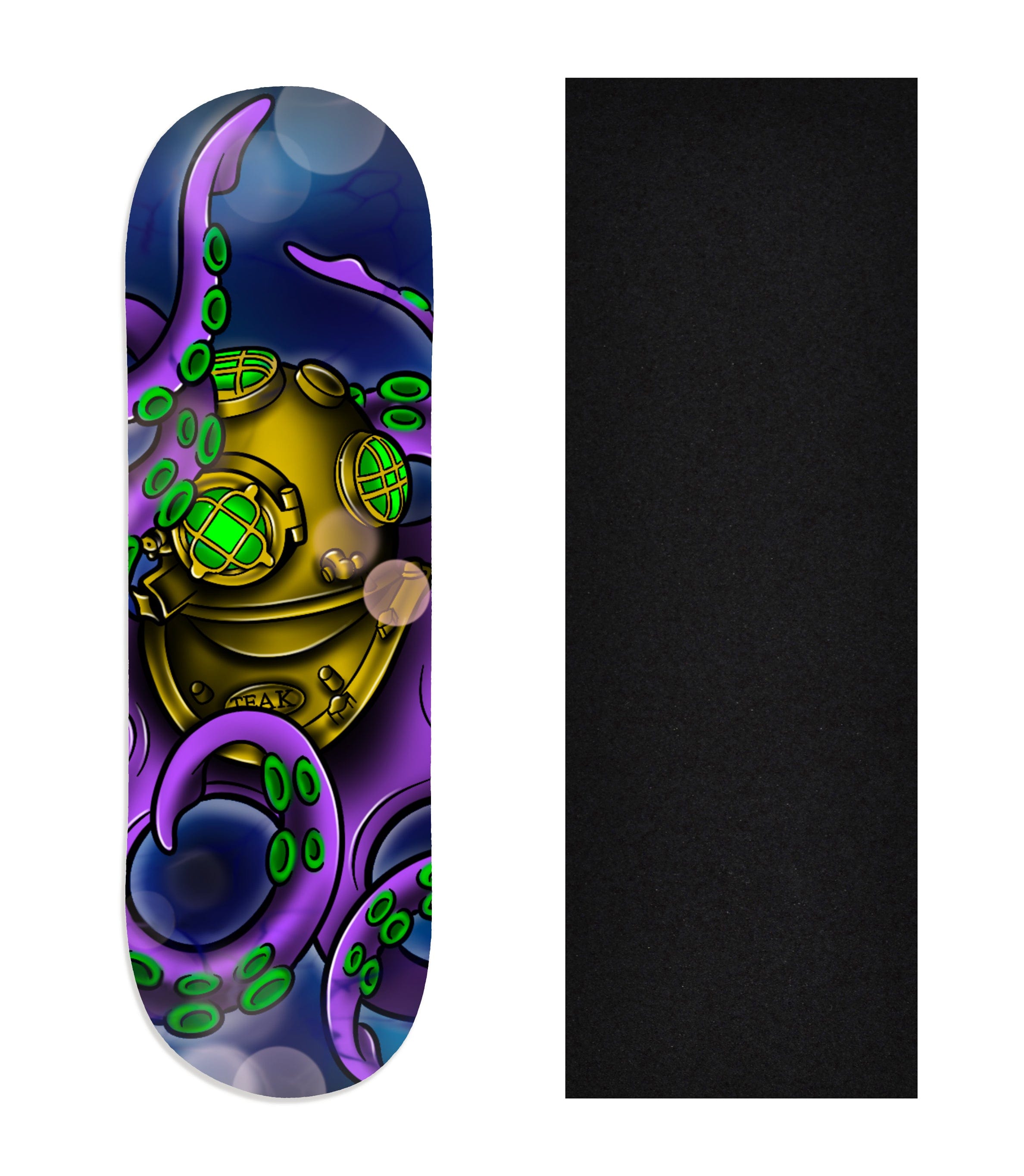Heat Transfer Graphic Wooden Fingerboard Deck, @solemn.fb - Entry