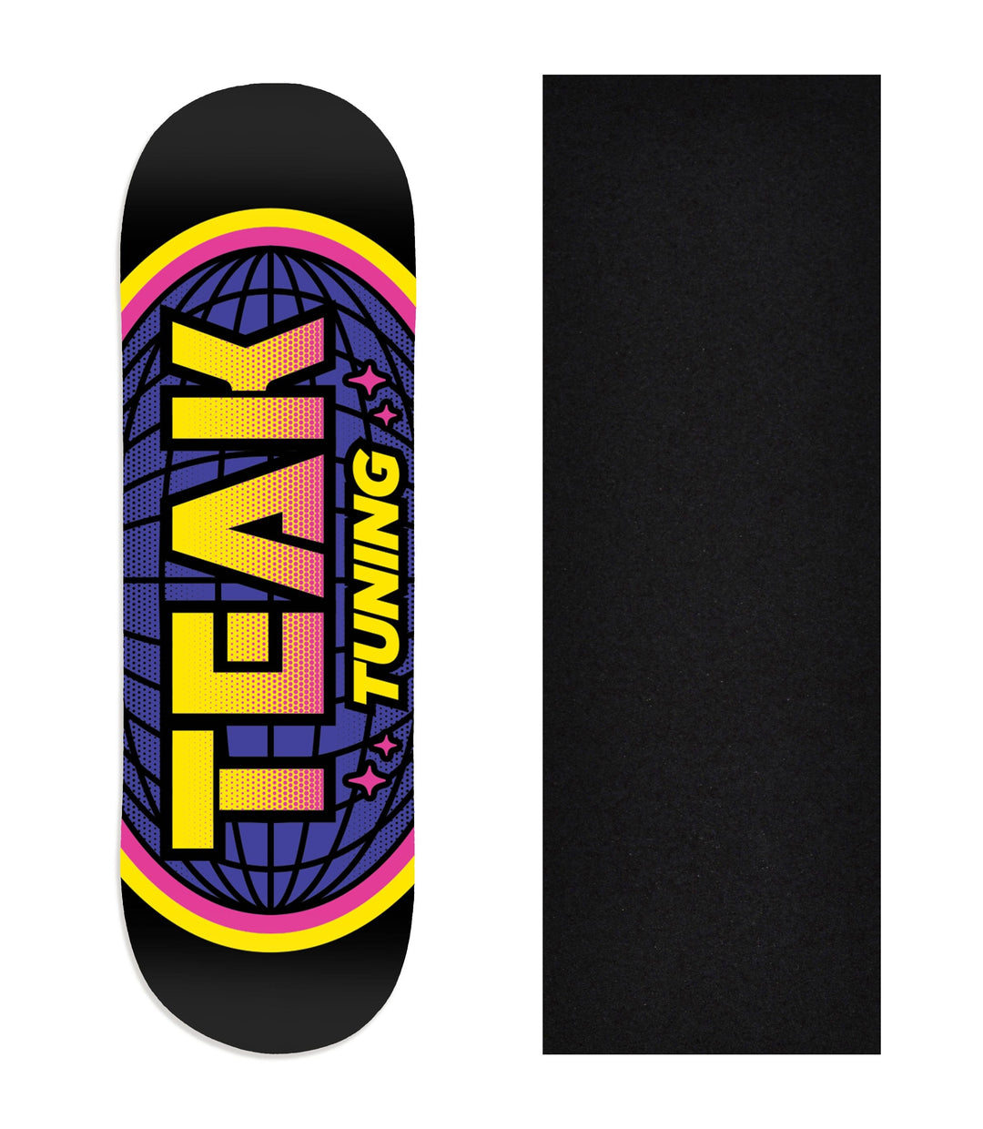 Teak Tuning Heat Transfer Graphic Wooden Fingerboard Deck, @lukecline - Entry#69 29mm Deck