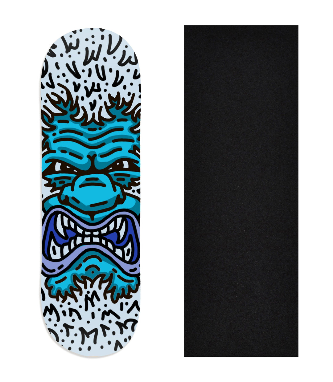 Teak Tuning Heat Transfer Graphic Wooden Fingerboard Deck, @sausage.ramps - Entry#96 29mm Deck