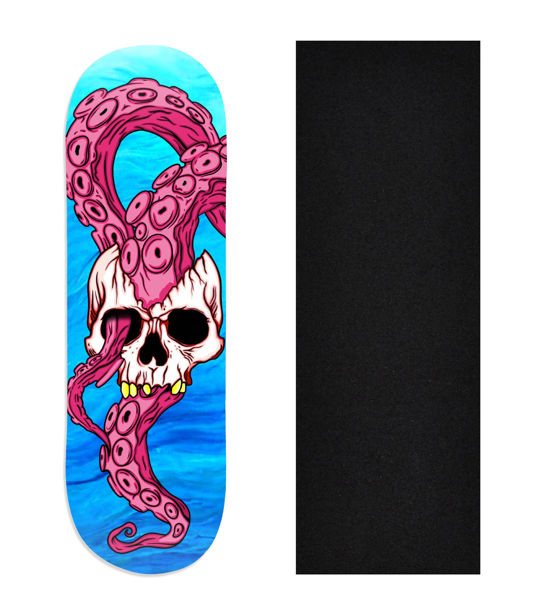 Teak Tuning Heat Transfer Graphic Wooden Fingerboard Deck, Andrew Walters - Entry#126 29mm Deck