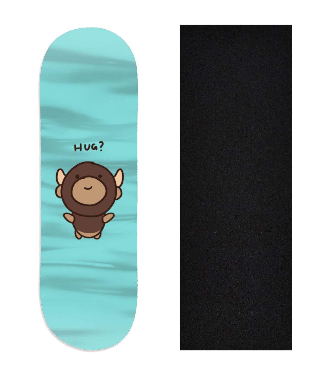 Teak Tuning Heat Transfer Graphic Wooden Fingerboard Deck, "@trumanlum - Entry 129" 29mm Deck