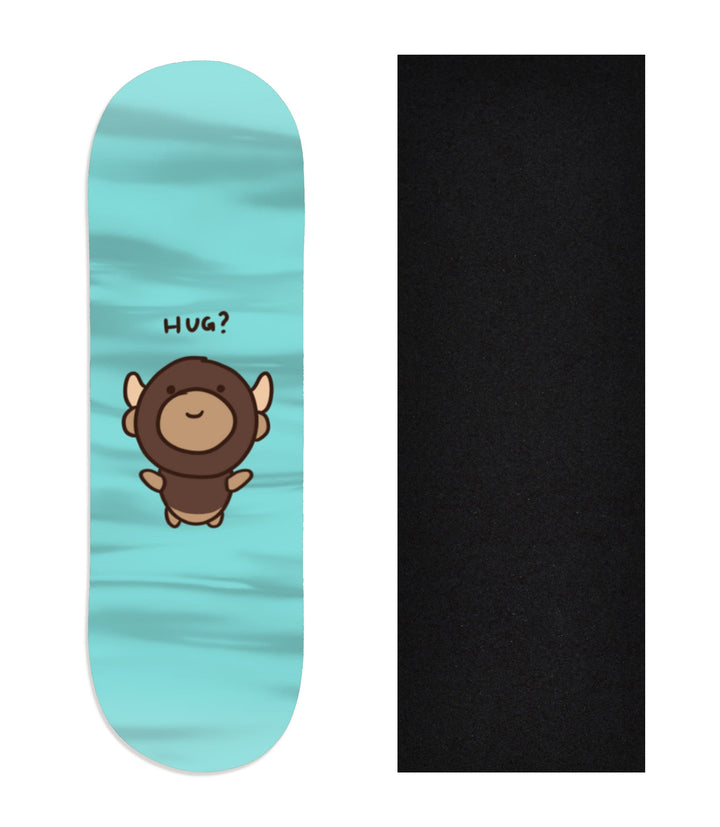 Teak Tuning Heat Transfer Graphic Wooden Fingerboard Deck, "@trumanlum - Entry 129" 29mm Deck