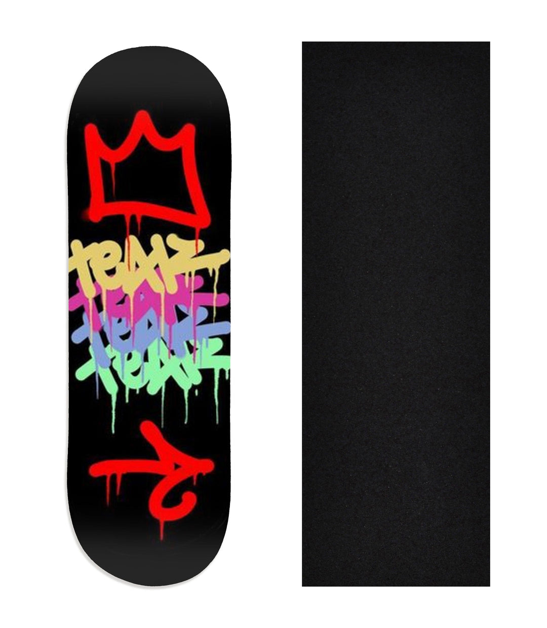 Teak Tuning Heat Transfer Graphic Wooden Fingerboard Deck, @dollhouse.fb - Entry #140