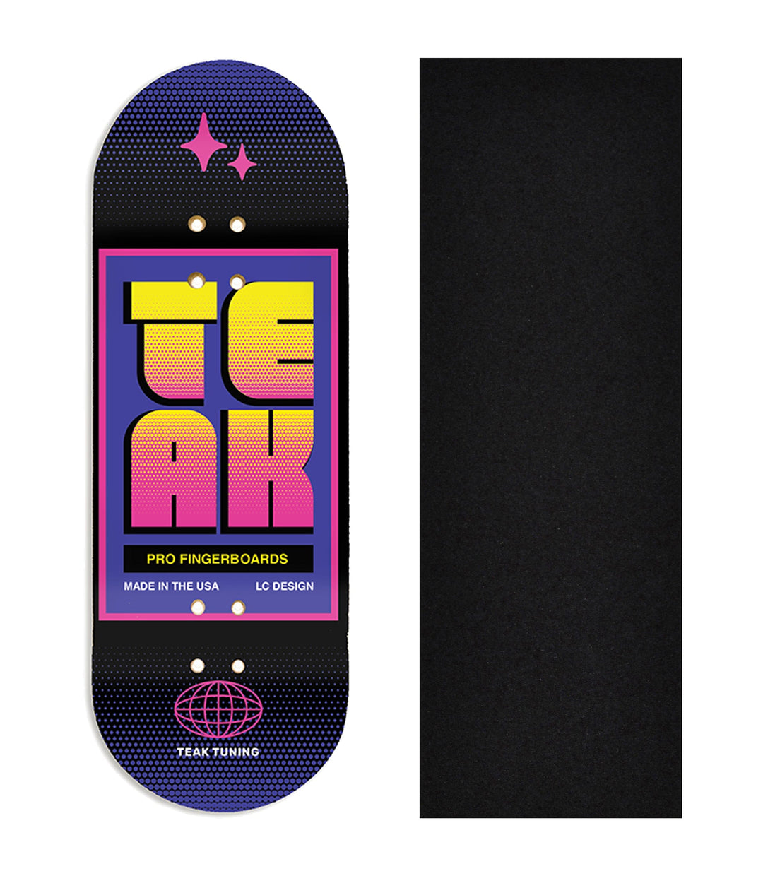 Teak Tuning Heat Transfer Graphic Wooden Fingerboard Deck, @lukecline - Entry#68 32mm Deck