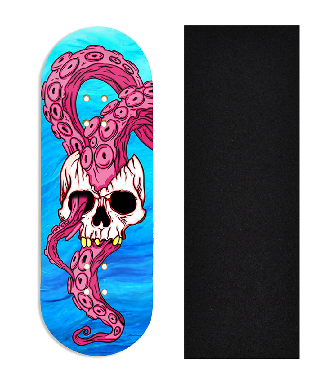 Teak Tuning Heat Transfer Graphic Wooden Fingerboard Deck, Andrew Walters - Entry#126 32mm Deck