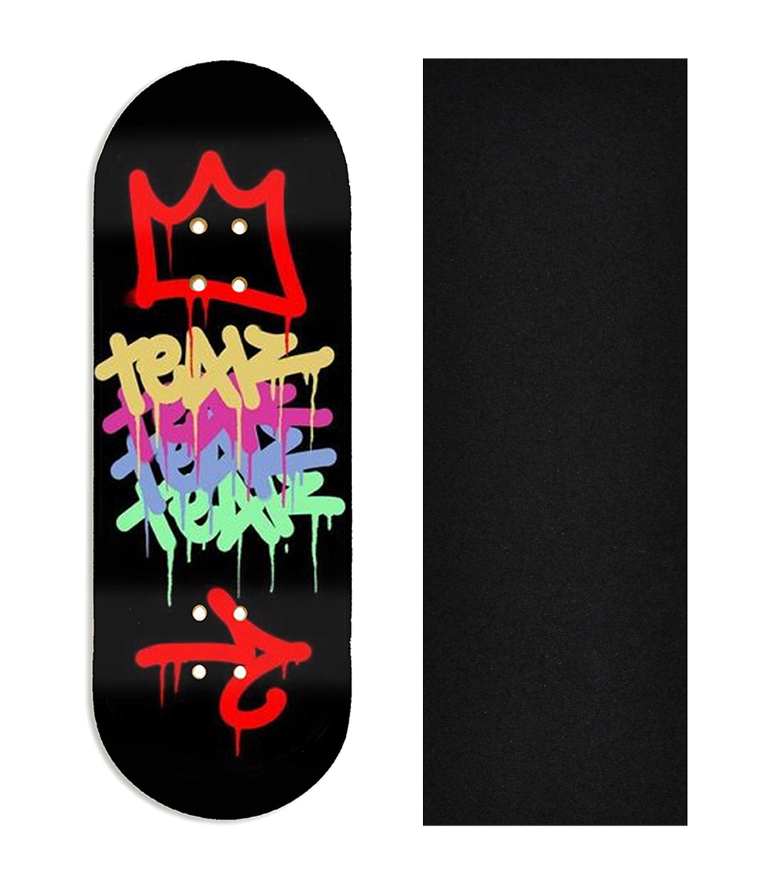 Teak Tuning Heat Transfer Graphic Wooden Fingerboard Deck, @dollhouse.fb - Entry #140 32mm Deck