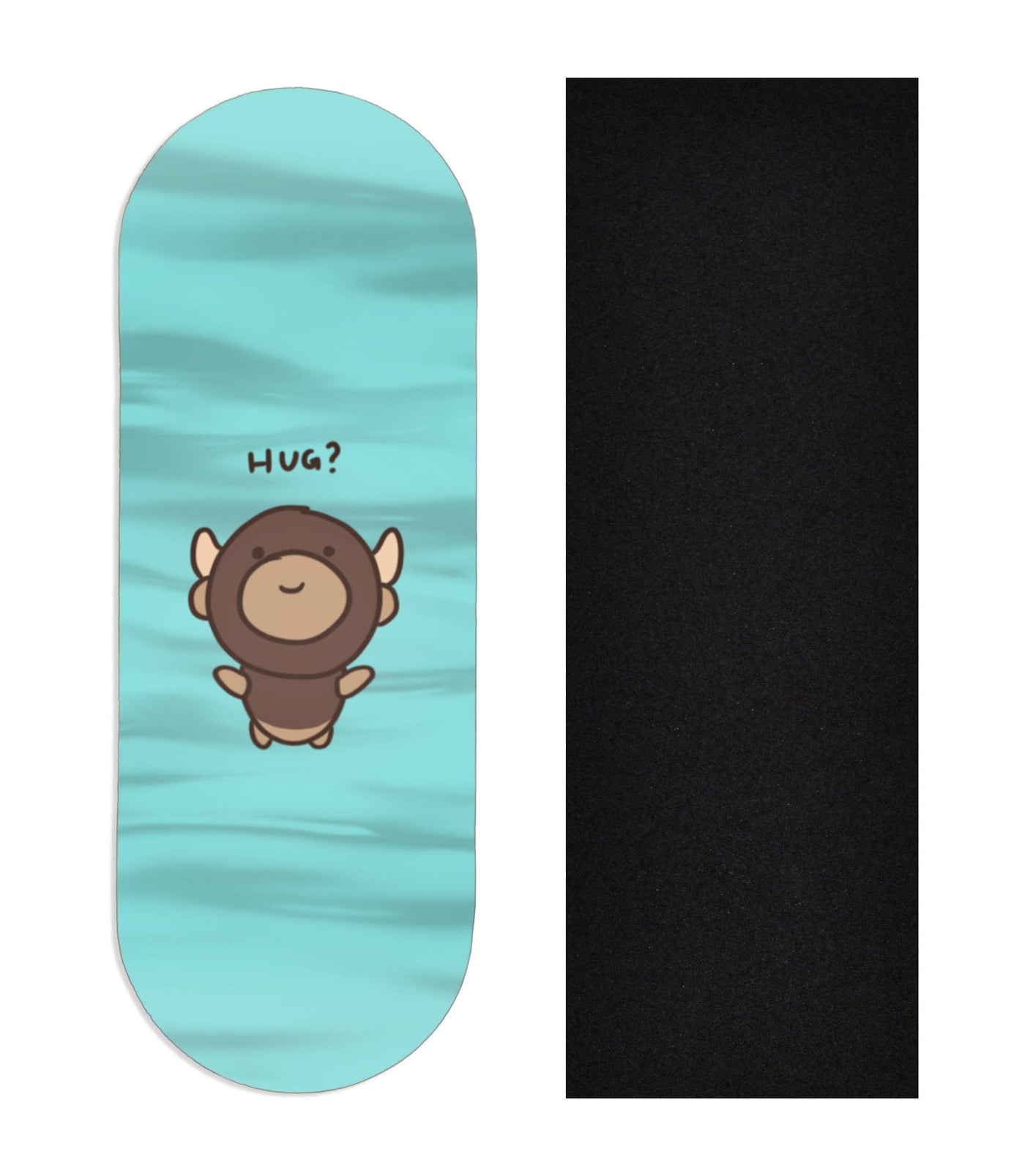 Teak Tuning Heat Transfer Graphic Wooden Fingerboard Deck, "@trumanlum - Entry 129" 34mm Deck
