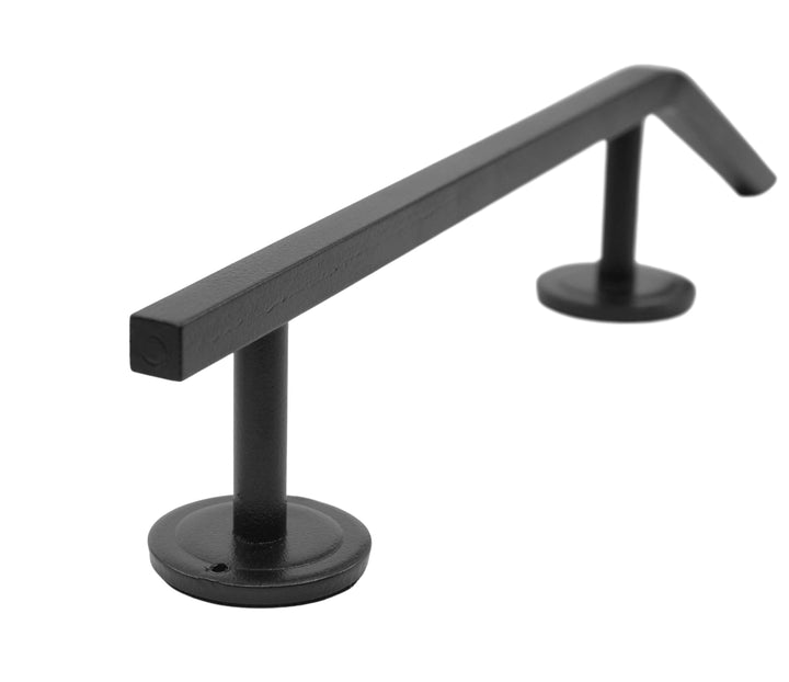 Teak Tuning Fingerboard Rail with Pole Jam Entrance, 12.5" Long - Steel Construction - Silver Grey