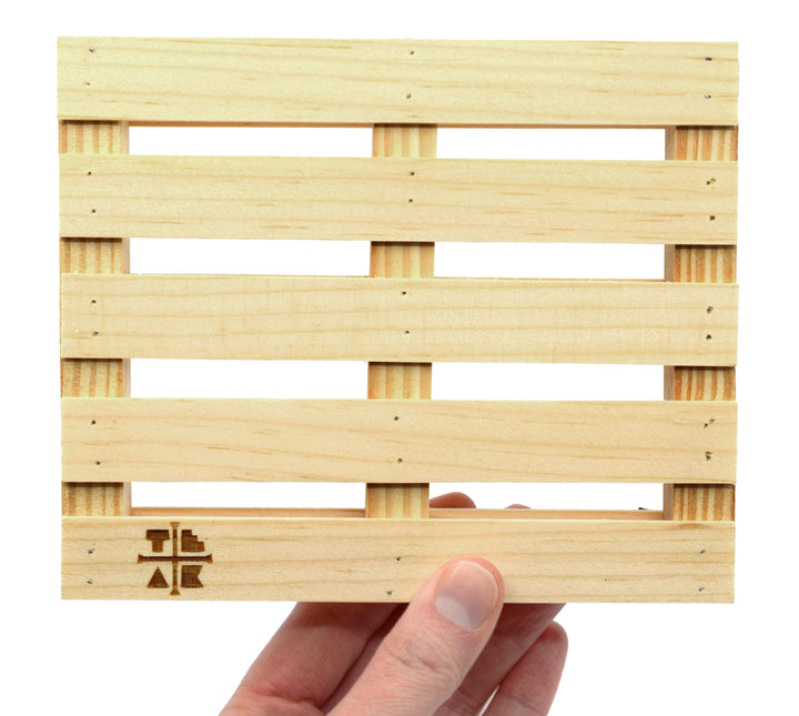 Teak Tuning Engraved Fingerboard Pallet, 5 Inch