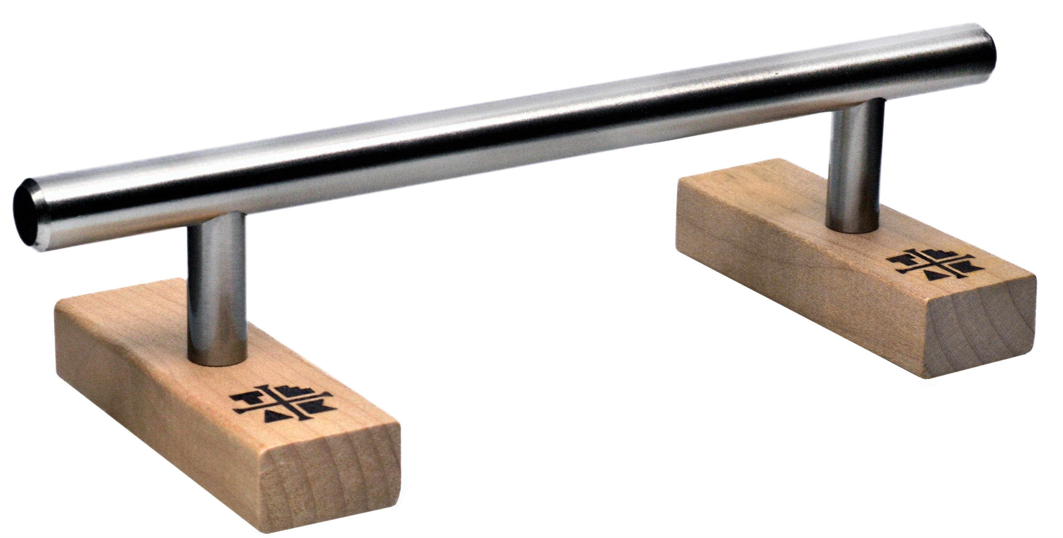 Finger Rail Rack PROlific Series - Round Fingerboard Rail - Matte Silver Colorway - Min ...