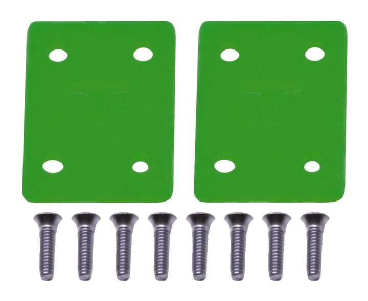 Teak Tuning Riser Pad Kit (Includes 8 Long Screws) - Mint Green