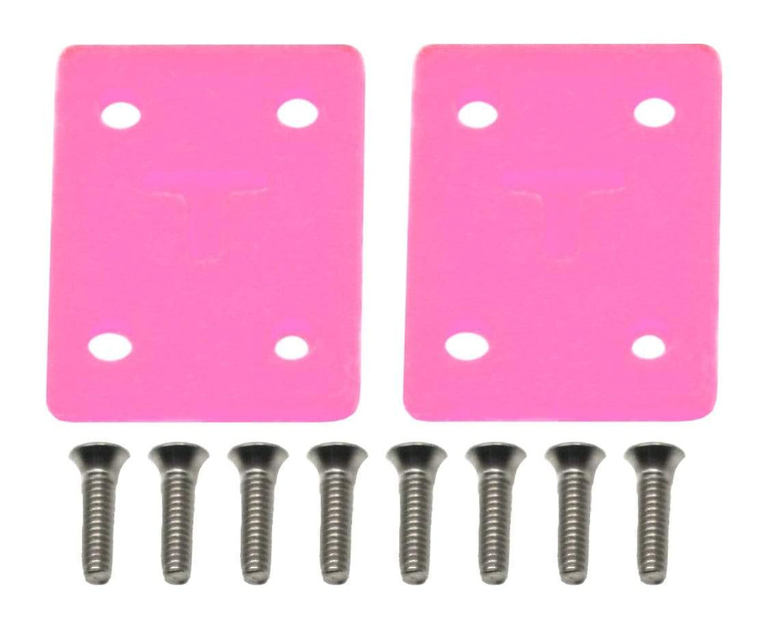 Teak Tuning Riser Pad Kit (Includes 8 Long Screws) - Flamingo Pink