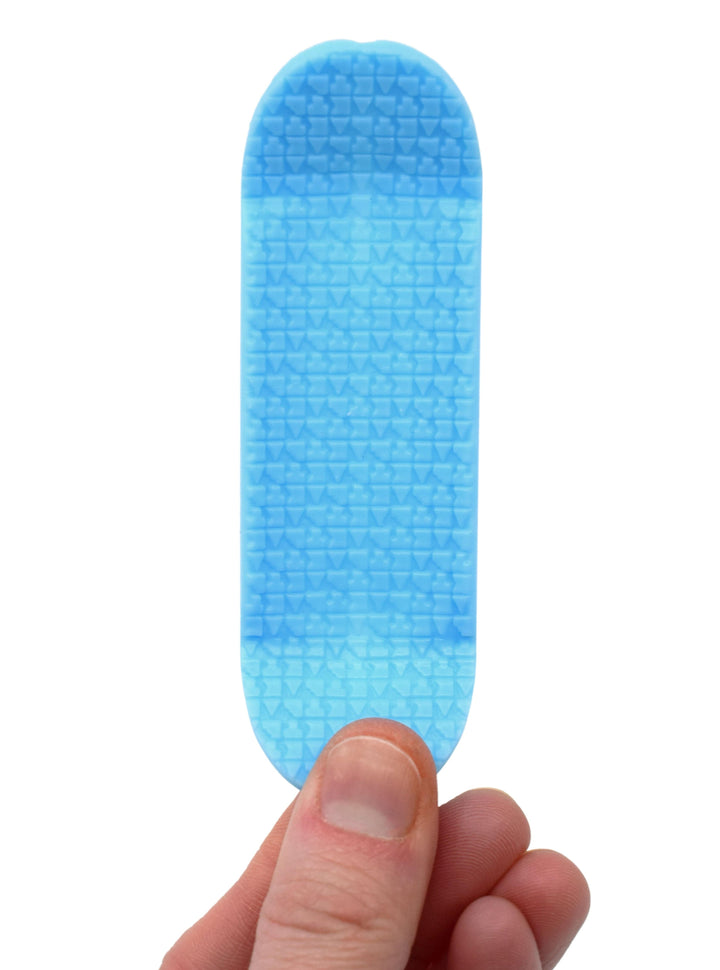 Teak Tuning Finger Snow Skate PRO - 98 x 32MM - Upgraded, Resin Construction - Light Blue Colorway