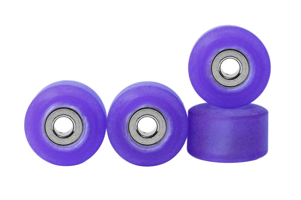Apex Fingerboard Wheels - New Street 61D Urethane - Ultraspin - "UV Violet"