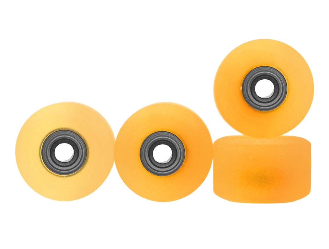 Teak Tuning Apex New Street Wheels - 61D Urethane - ABEC-9 Bearings - "Yellow Sol"