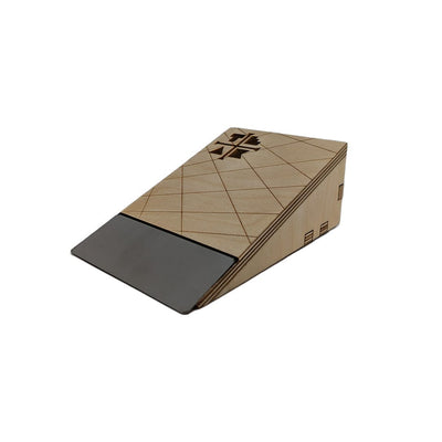 Teak Tuning Teak Tuning Wooden Fingerboard Kicker Ramp with Metal Transition - 6 inches - Collab with WoodOn