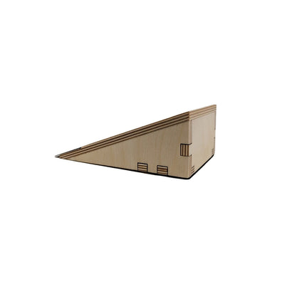 Teak Tuning Teak Tuning Wooden Fingerboard Kicker Ramp with Metal Transition - 6 inches - Collab with WoodOn