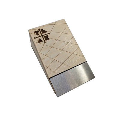 Teak Tuning Teak Tuning Wooden Fingerboard Kicker Ramp with Metal Transition - 6 inches - Collab with WoodOn