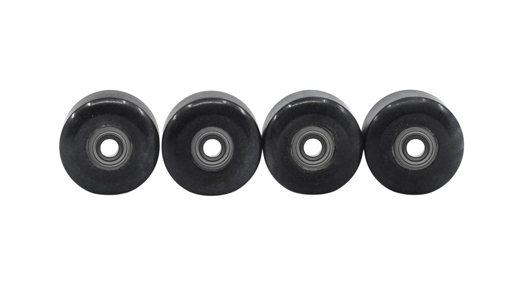 Teak Tuning Apex Urethane Fingerboard Wheels, New Street Style, Geode Series - ABEC-9 Stealth Bearings - 77D - Tourmaline Swirl Colorway