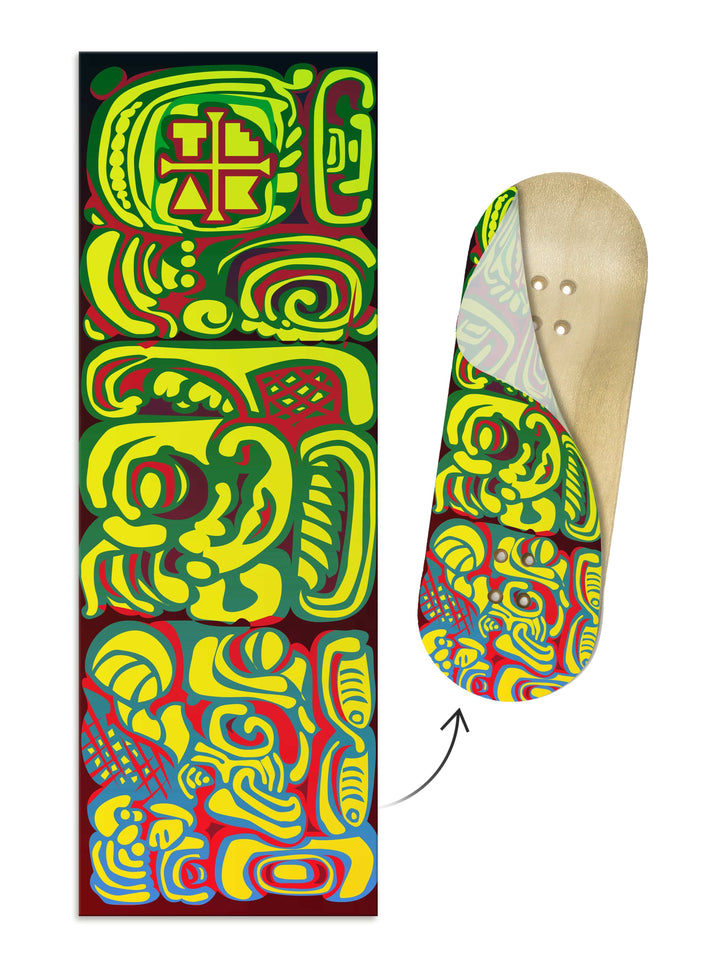 Teak Tuning "Ahluic" Artist Collaboration Deck Graphic Wrap - 35mm x 110mm