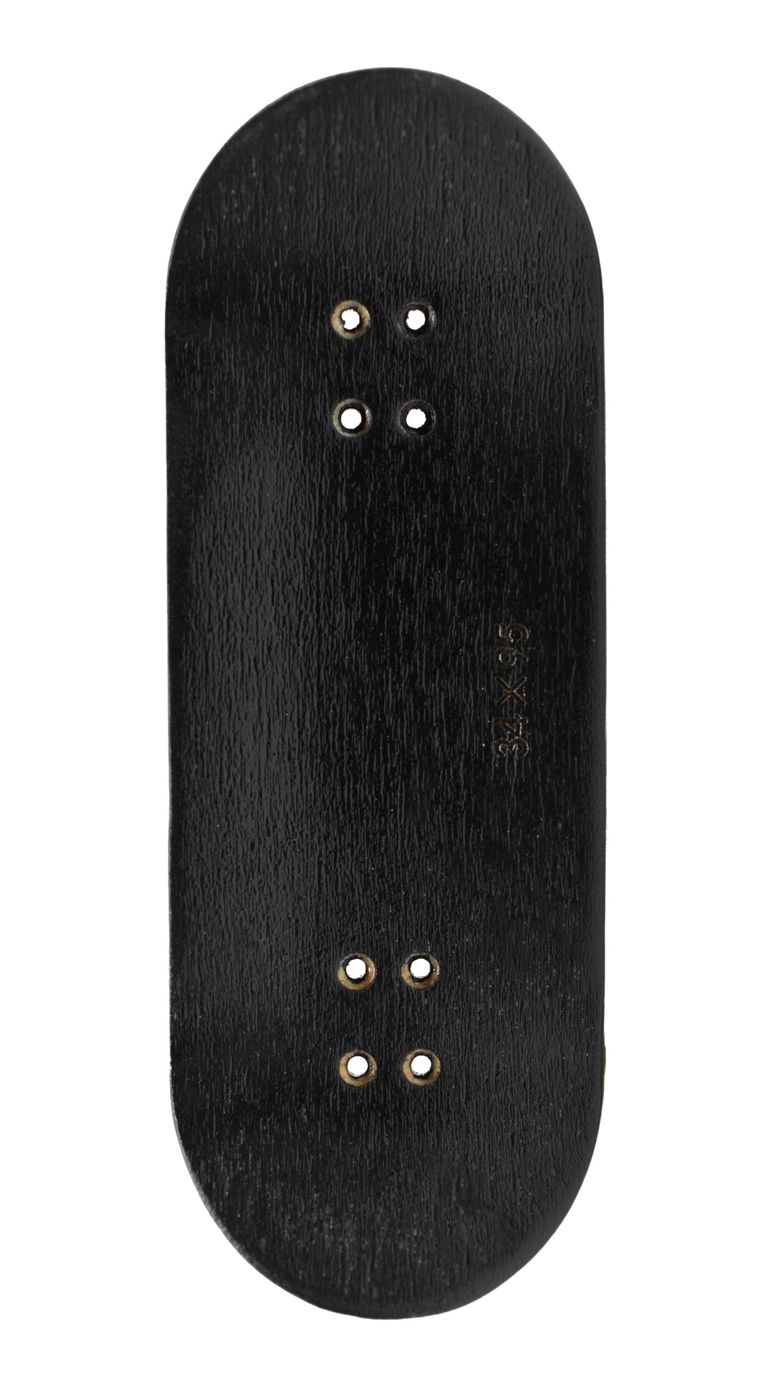 Teak Tuning PROlific Wooden 5 Ply Fingerboard Deck 34x95mm - Black Mamba - with Color Matching Mid Ply