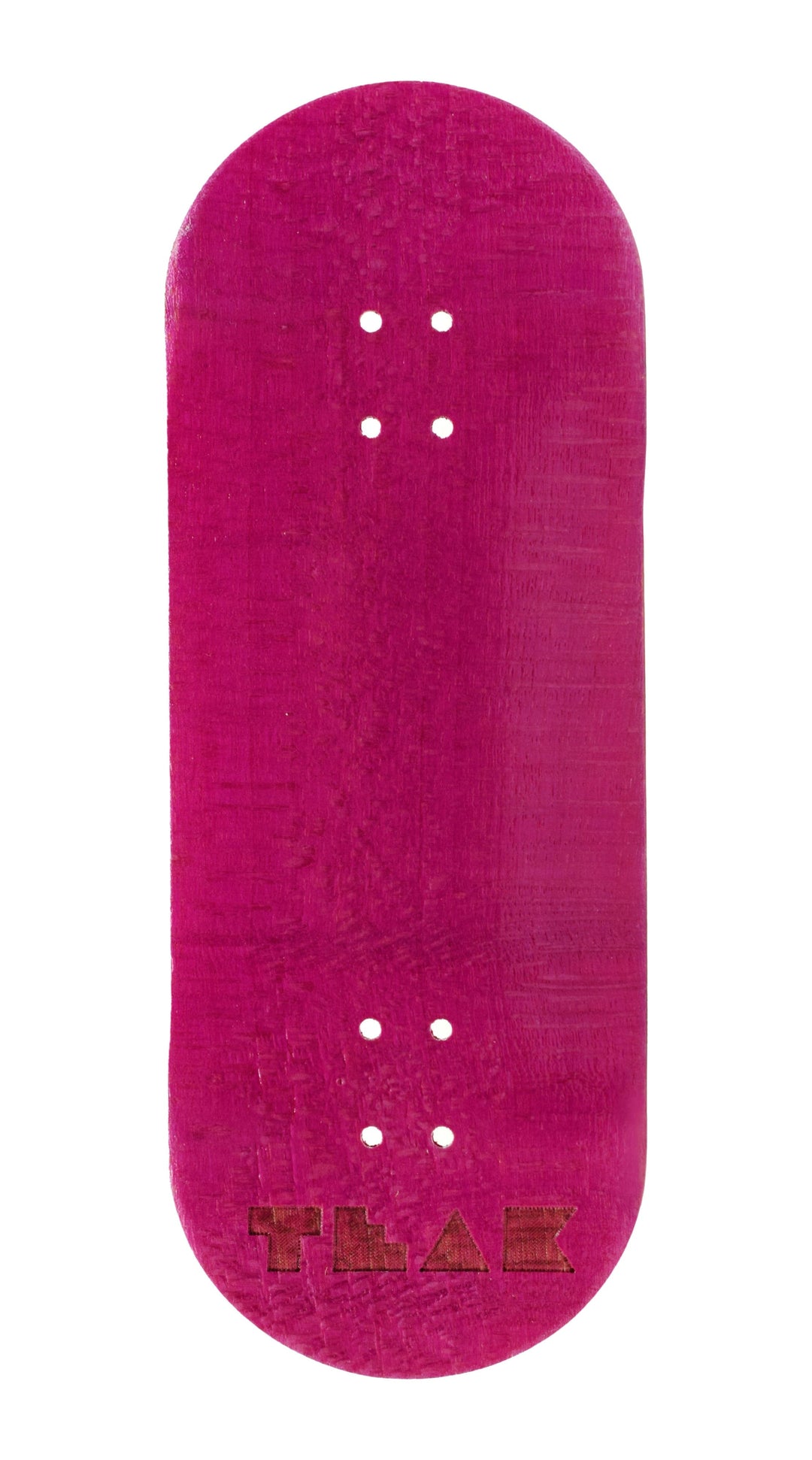 Teak Tuning PROlific Wooden 5 Ply Fingerboard Deck 35x95mm - Pink Flamingo - with Color Matching Mid Ply