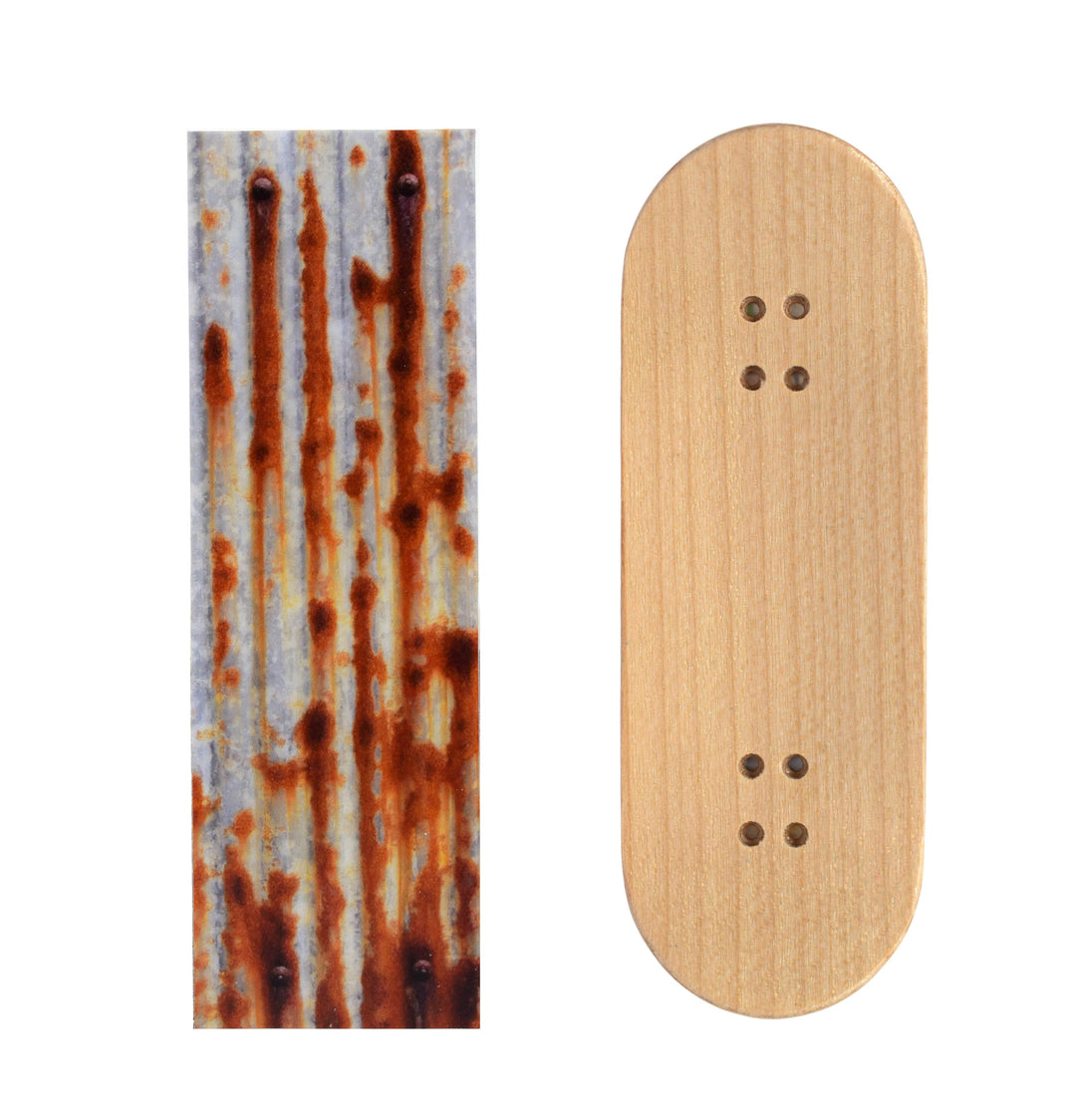 Teak Swap Fingerboard Deck Graphic Wrap