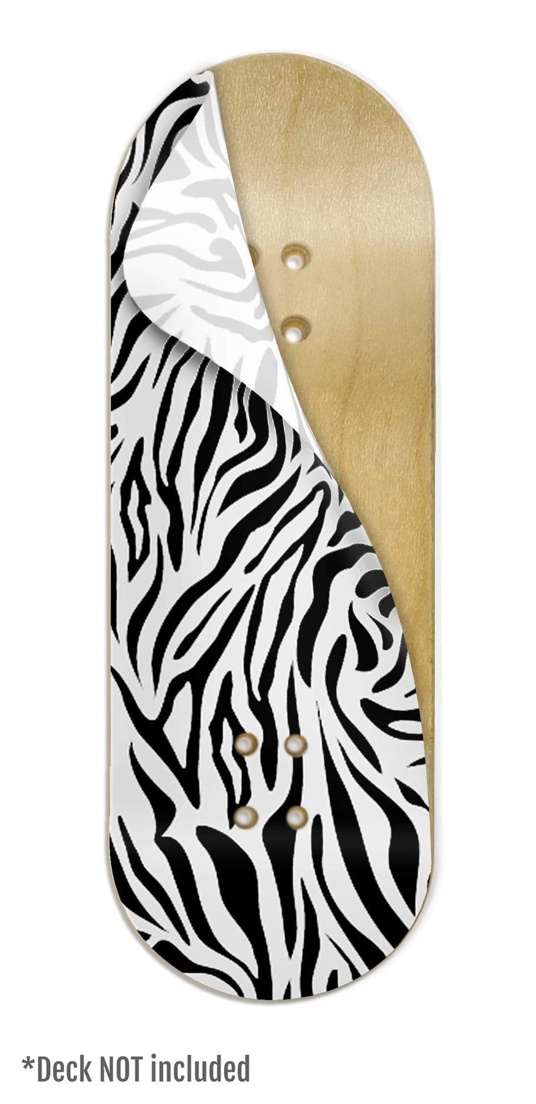 Teak Tuning "Zebra Print Colorway" ColorBlock Fingerboard Deck Wrap - 35mm x 110mm