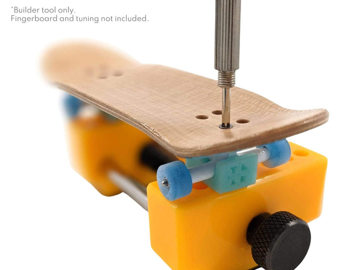 Teak Tuning Fingerboard Complete Builder Vise Tool - Zen Yellow Colorway