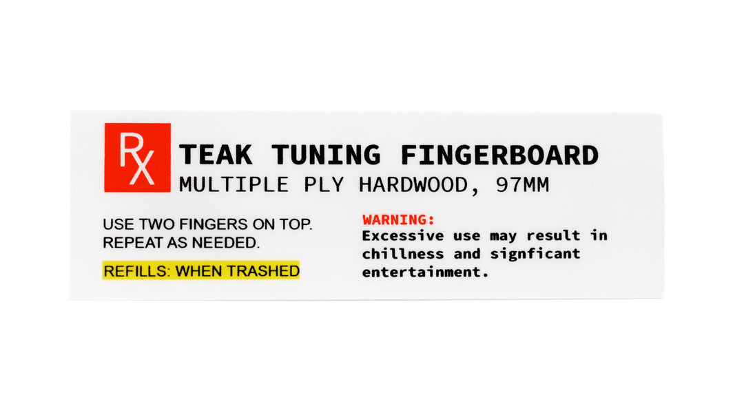 Teak Tuning "Teak Prescription" Deck Graphic Wrap - 35mm x 110mm
