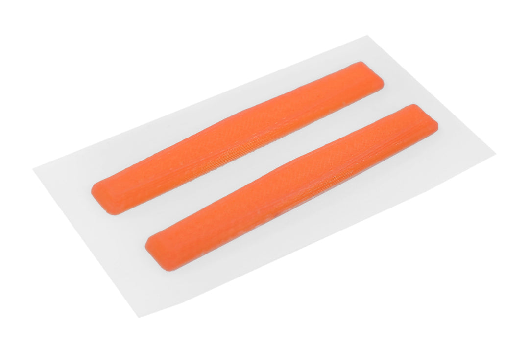 Teak Tuning Gem Edition Board Rails (Adhesive Backing) - Orange Calcite