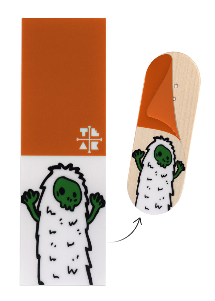 Teak Tuning "Spooky Yeti" Deck Graphic Wrap (Transparent Background) - 35mm x 110mm