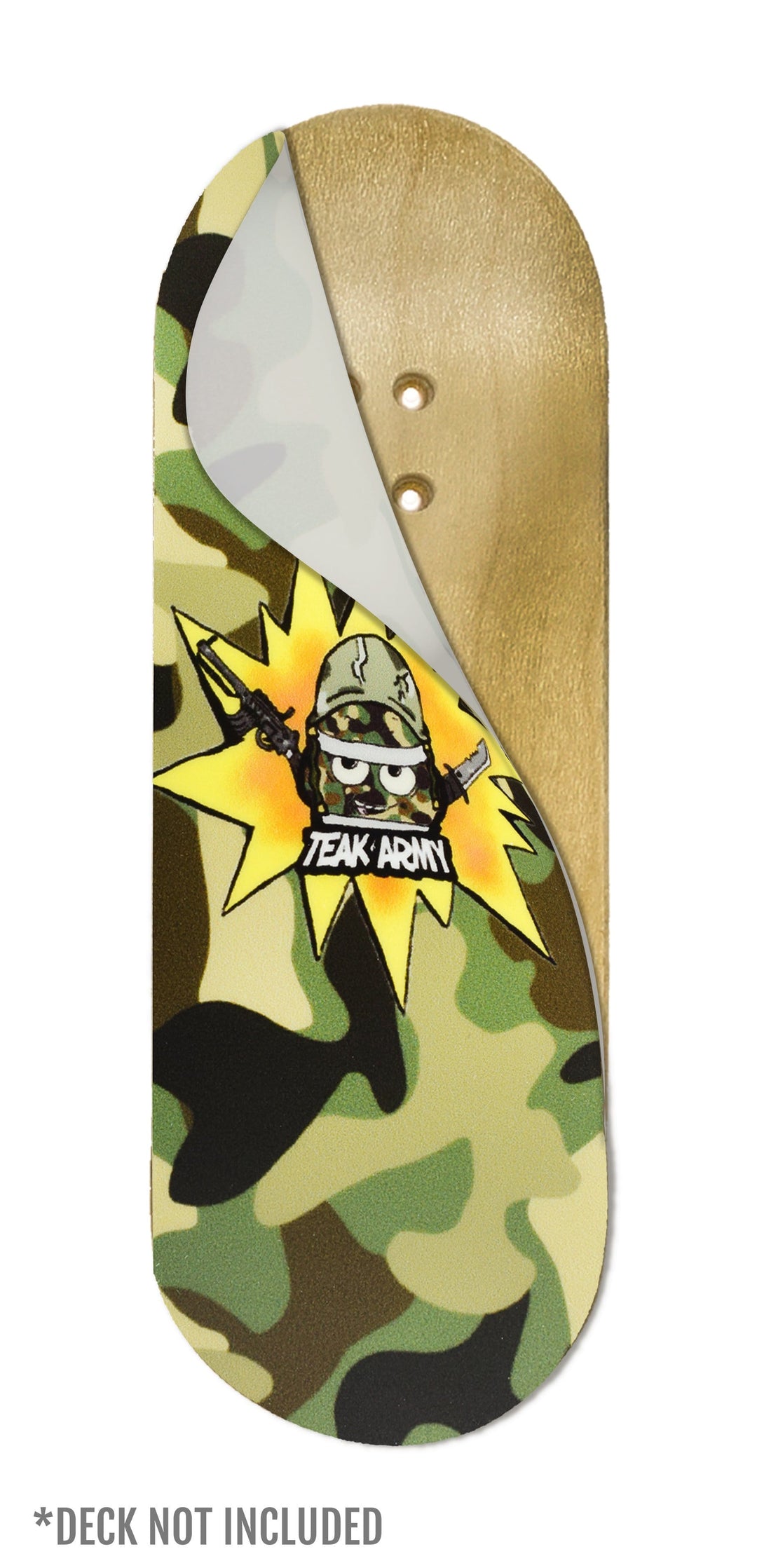 Teak Tuning "Teak Army Camo" Deck Graphic Wrap - 35mm x 110mm