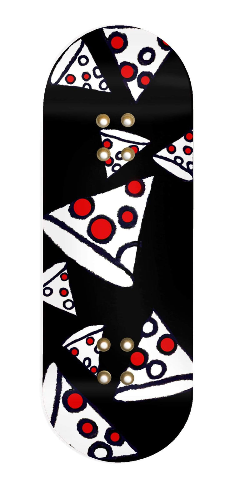 Teak Tuning "Pizza Frenzy" WellVentions Collaboration Deck Graphic Wrap - Designed by Isabela (age 14) - 35mm x 110mm