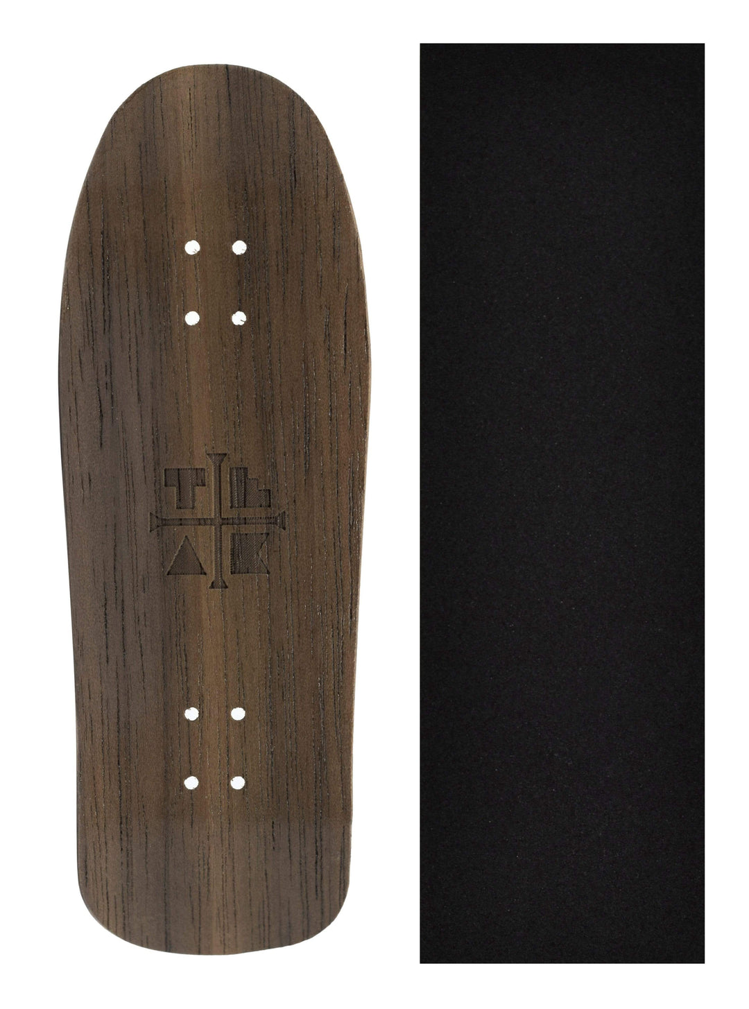 Teak Tuning Carlsbad Cruiser Wooden Fingerboard Deck, "The Swanson" - 34mm x 100mm