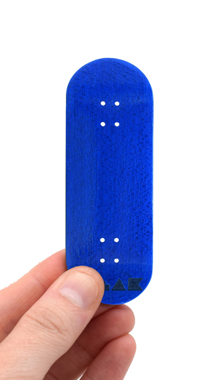 Teak Tuning PROlific Wooden 5 Ply Fingerboard Deck 34x95mm - Blizzard Blue - with Color Matching Mid Ply