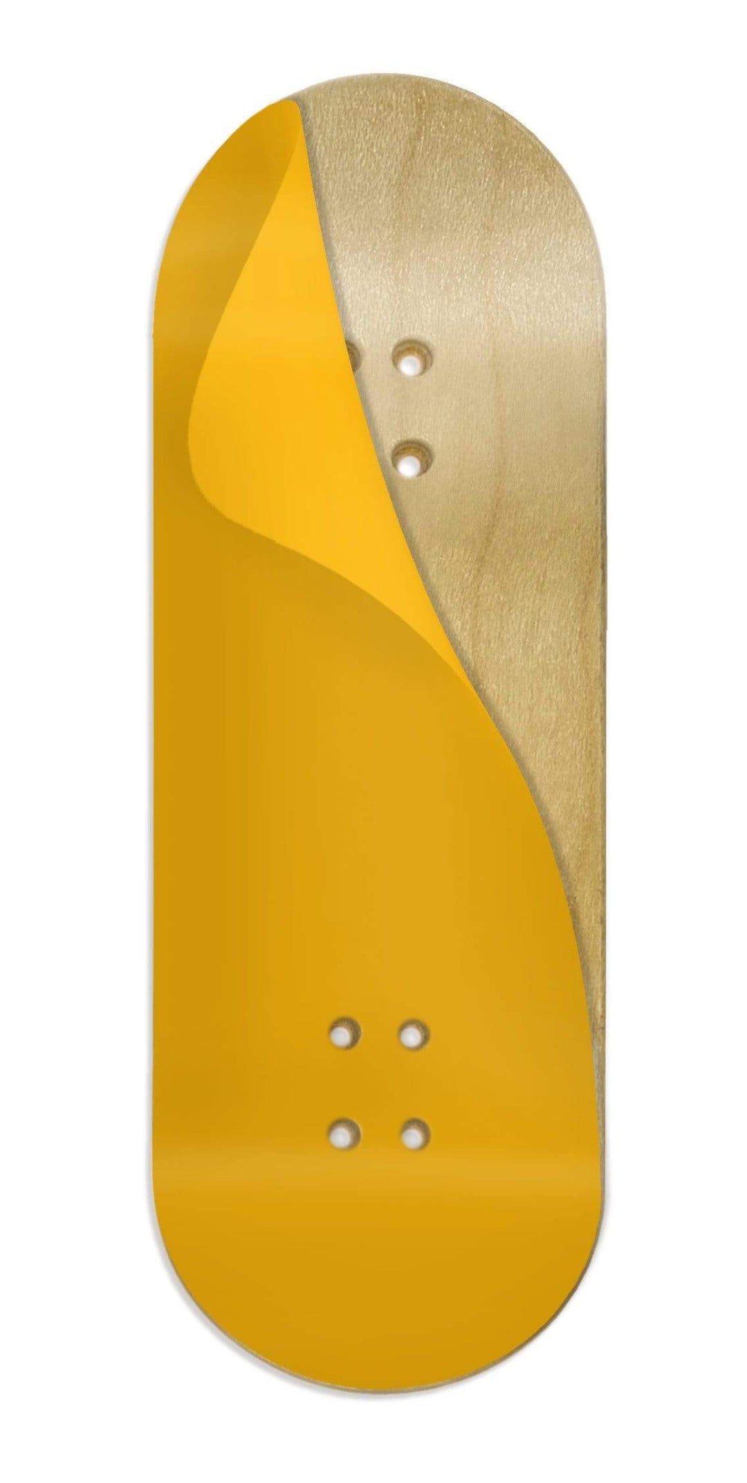 Teak Tuning Teak Swap Fingerboard Deck & ColorBlock Wrap - "Honey Gold" - 32mm x 97mm