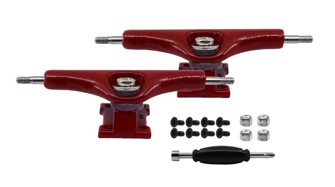 Teak Tuning Prodigy Swerve Trucks, 34mm - Red Colorway